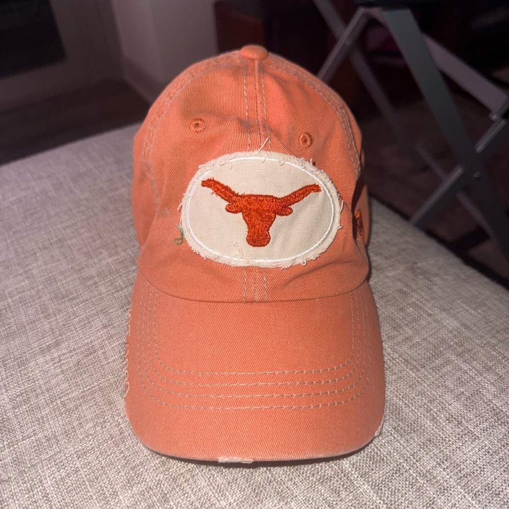 Top of the World Orange Longhorn Hat